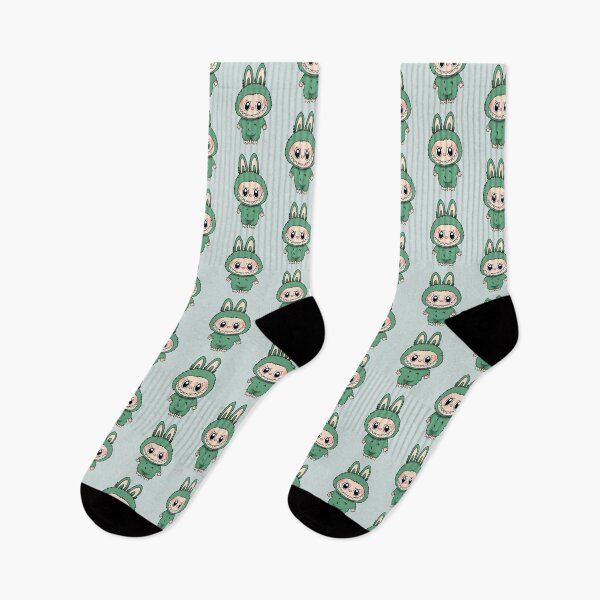 Item preview, Labubu monster dark green designed and sold by RavenAMarie .