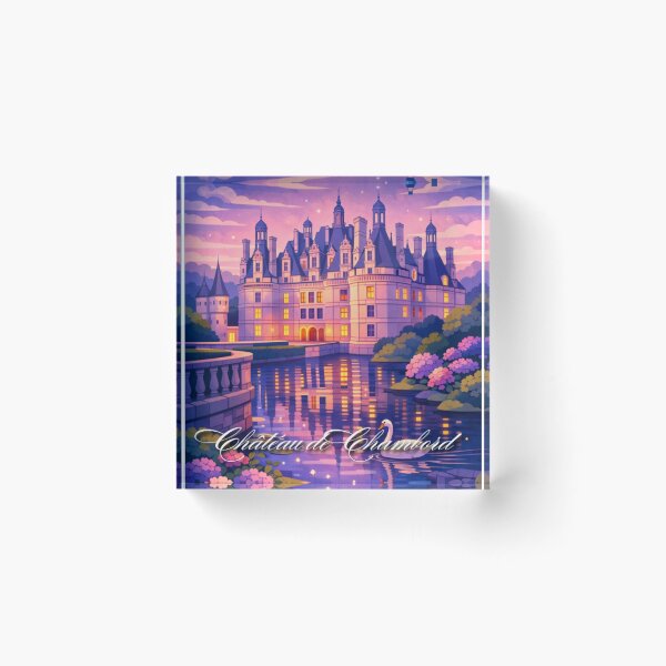 Item preview, Château de   Chambord  - French Renaissance Castle Illustration designed and sold by MatthewHeights.