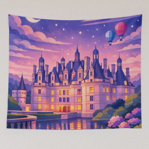 Item preview, Château de   Chambord  - French Renaissance Castle Illustration designed and sold by MatthewHeights.
