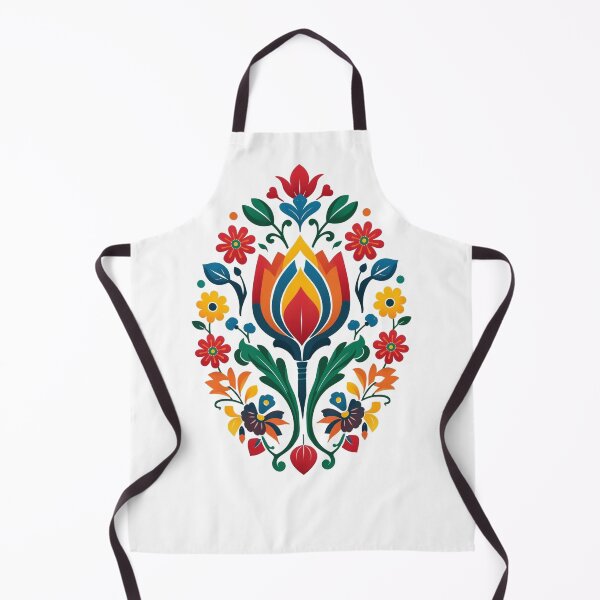 Item preview, Łowicz Rebirth | Slavic Folk Wycinanki Flower Bud | Colorful Spring Design designed and sold by YvkafromPoland.