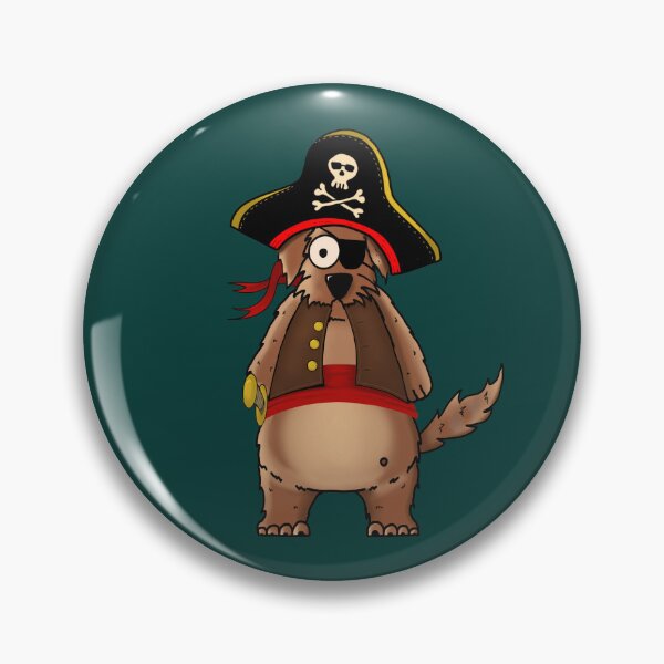 Item preview, Bam Bam the Scruffy Pirate Dog: Historical Whimsy Illustration designed and sold by Englandbear.
