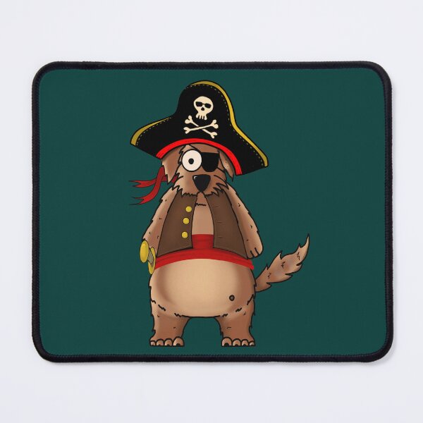 Item preview, Bam Bam the Scruffy Pirate Dog: Historical Whimsy Illustration designed and sold by Englandbear.