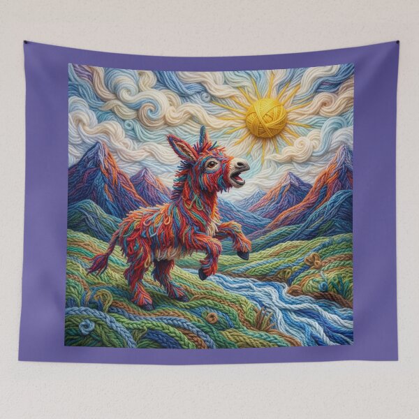 Item preview, Yarn Donkey Bucking and Braying by Yarn River designed and sold by Tridentulus.