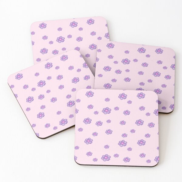 Item preview, Cute Sweet Purple Aesthetic Flowers art pattern designed and sold by Smuchie.