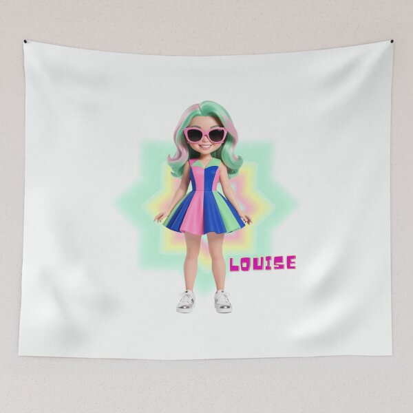 Item preview, Louise Modern Fashion Doll Clean Minimal Icon designed and sold by daila70.