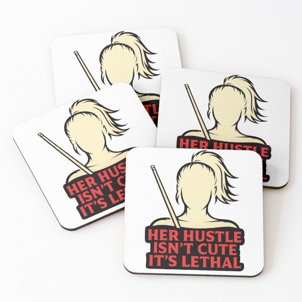 Item preview, Women Pool Players, her hustle  designed and sold by Crazyhuskychick.