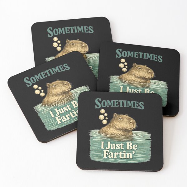 Item preview, Funny Baby Capybara Farting Meme Sometimes I Just Be Fartin' designed and sold by BHMARTS.