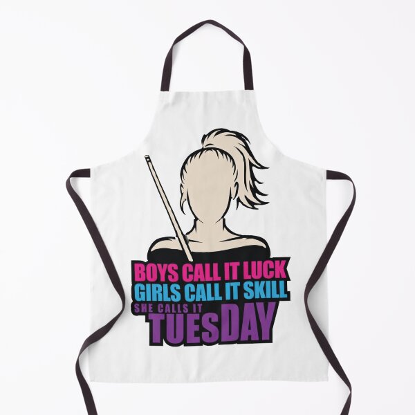 Item preview, woman pool player, she calls it Tuesday designed and sold by Crazyhuskychick.