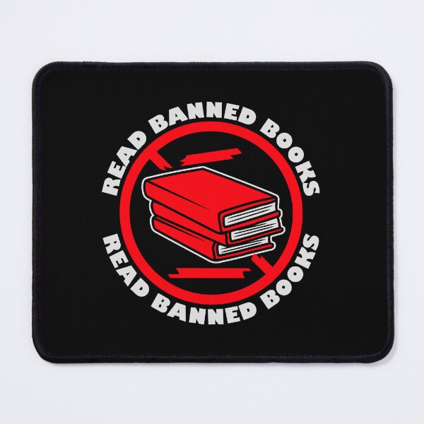 Item preview, Read Banned Books Funny Bold Free Speech Quote Logo designed and sold by shirt-o-mat.