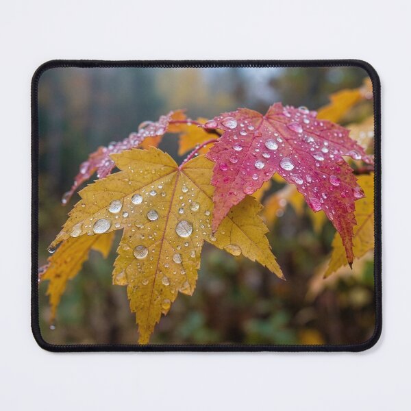 Item preview, Fall Maple Leaves in the Rain designed and sold by Tridentulus.