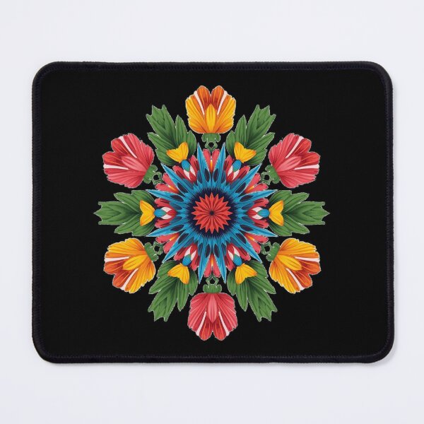Item preview, Łowicz Rebirth | Slavic Folk Wycinanki Flower Bud | Colorful Spring Design designed and sold by YvkafromPoland.