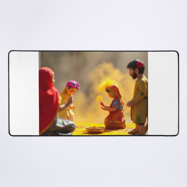 Item preview, Holi Family Celebration Sticker designed and sold by Teewave-Ashish.