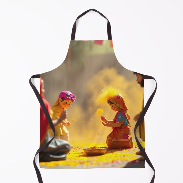 Item preview, Holi Family Celebration Sticker   designed and sold by Teewave-Ashish.