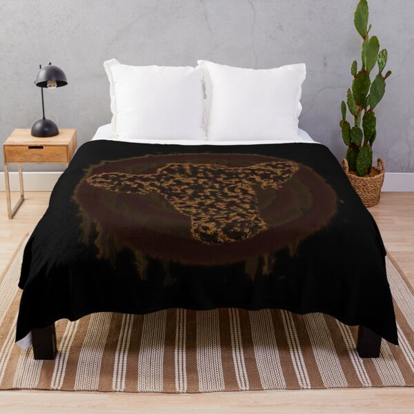 Item preview, Black cow head with bull's eye in flames designed and sold by pixperienz4u.