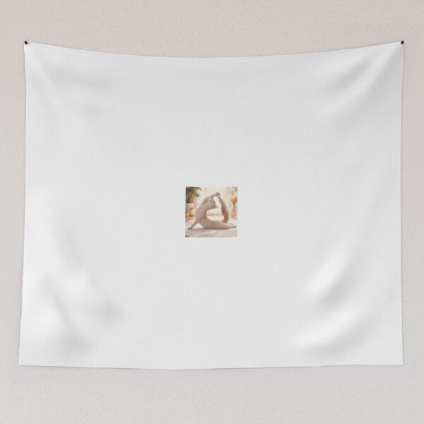Item preview, Flexible Yoga Cat Pose in Soft Aesthetic Light designed and sold by LovelyCatGalaxy.