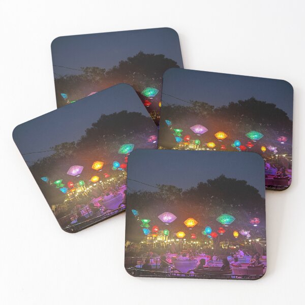 Item preview, Tea Cups Ride at Night designed and sold by Wish Upon Art.