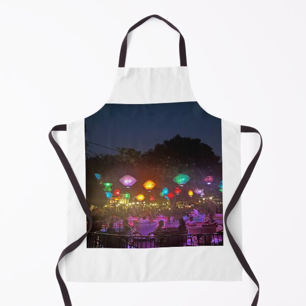 Item preview, Tea Cups Ride at Night designed and sold by Wish Upon Art.