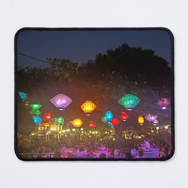 Item preview, Tea Cups Ride at Night designed and sold by Wish Upon Art.
