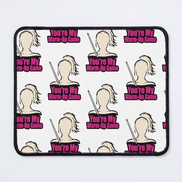 Item preview, women pool player, my warm up game designed and sold by Crazyhuskychick.