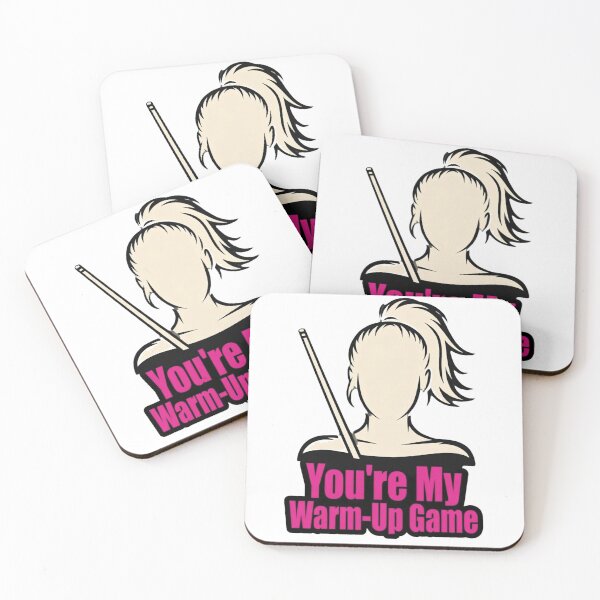 Item preview, women pool player, my warm up game designed and sold by Crazyhuskychick.