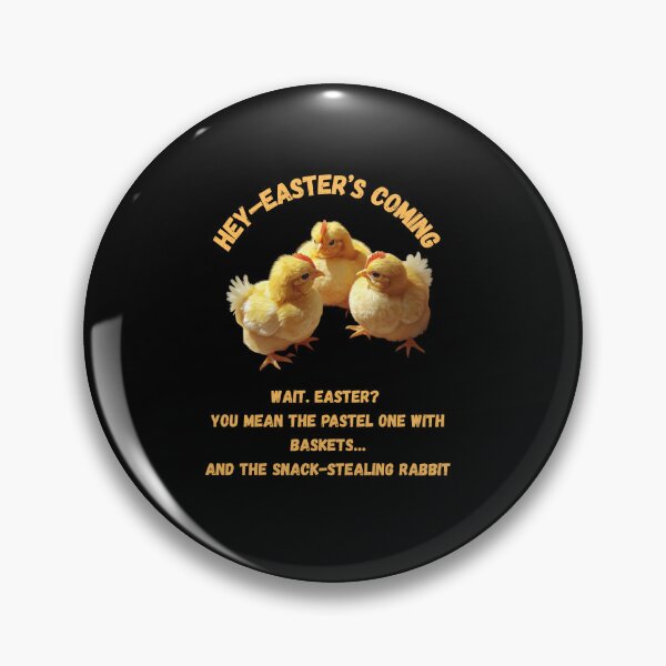 Item preview, Easter`s chicken. cute yellow funny - stickers designed and sold by SkyTrailKin.