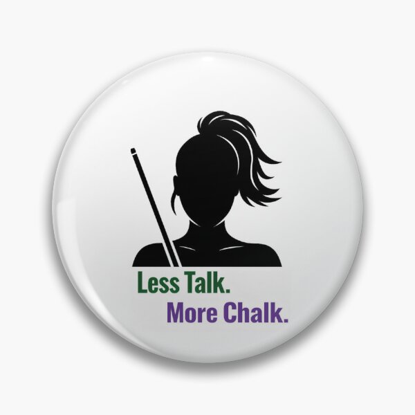 Item preview, Woman pool player, less talk  designed and sold by Crazyhuskychick.