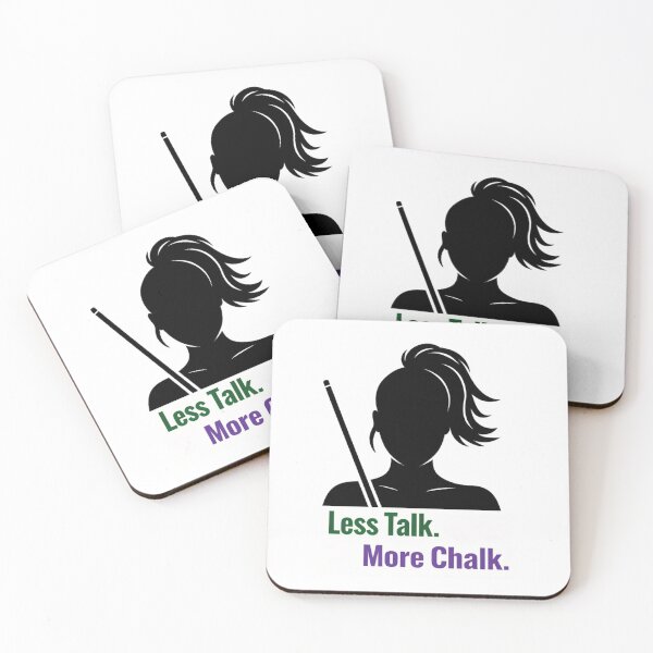 Item preview, Woman pool player, less talk  designed and sold by Crazyhuskychick.