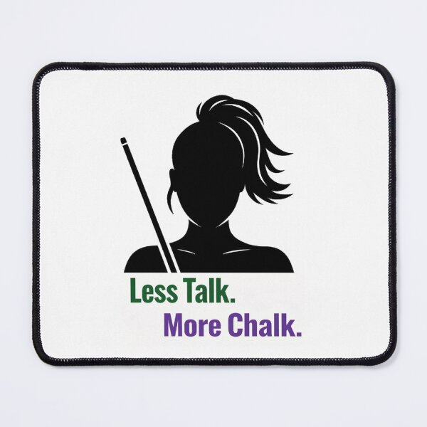 Item preview, Woman pool player, less talk  designed and sold by Crazyhuskychick.