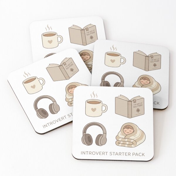 Item preview, Starter Pack Cozy Aesthetic Design designed and sold by Quiet Mode Studio.