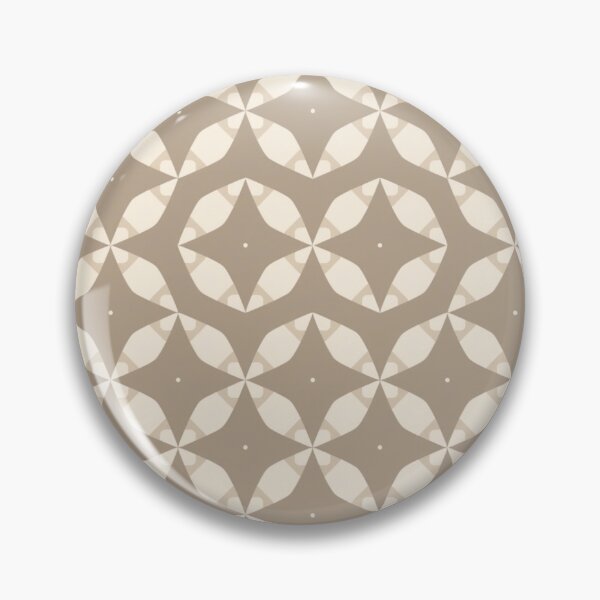 Item preview, Taupe White and Cream Geometric Pattern designed and sold by burbankdesigns.