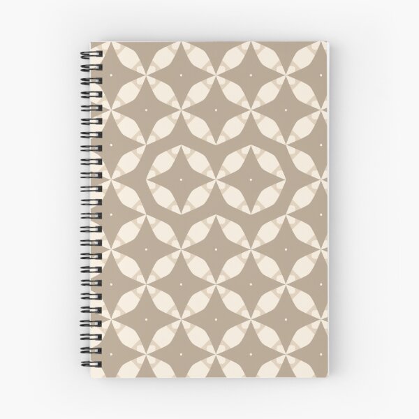 Item preview, Taupe White and Cream Geometric Pattern designed and sold by burbankdesigns.