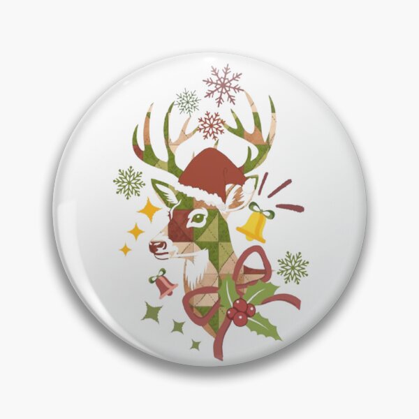 Item preview, Christmas Colorful Geometric Deer designed and sold by CamilasPrints.