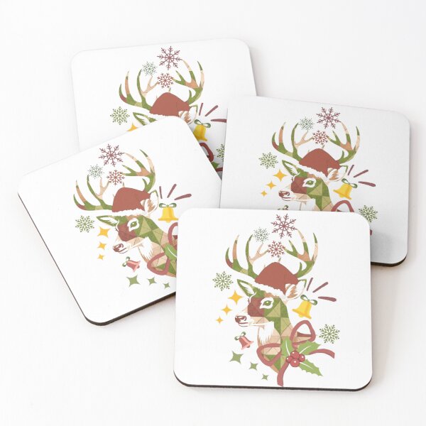 Item preview, Christmas Colorful Geometric Deer designed and sold by CamilasPrints.