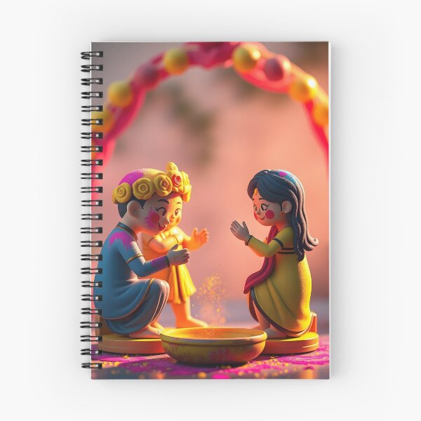 Item preview, Holi Kids with Rangoli Sticker designed and sold by Teewave-Ashish.