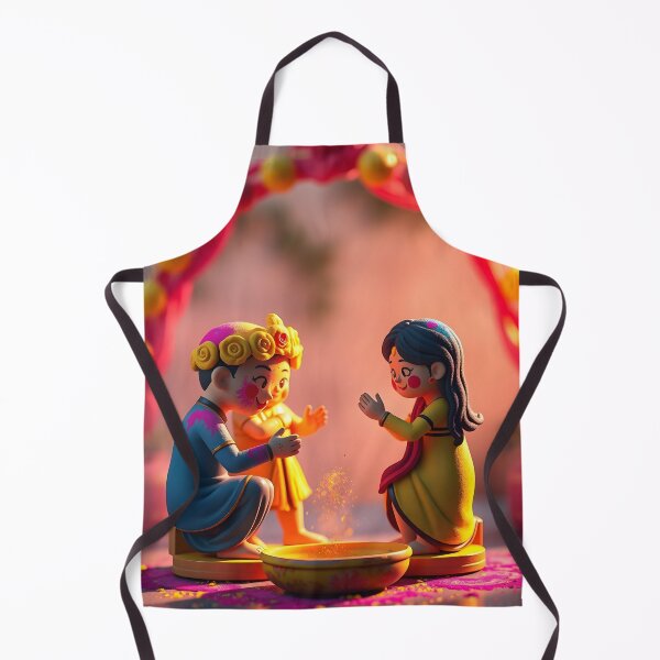 Item preview, Holi Kids with Rangoli Sticker designed and sold by Teewave-Ashish.