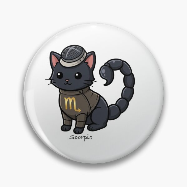 Item preview, ♏ Scorpio - The Martial Arts Cat designed and sold by ToieStore.