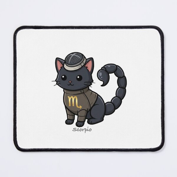 Item preview, ♏ Scorpio - The Martial Arts Cat designed and sold by ToieStore.