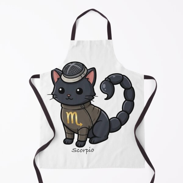 Item preview, ♏ Scorpio - The Martial Arts Cat designed and sold by ToieStore.