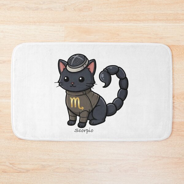 Item preview, ♏ Scorpio - The Martial Arts Cat designed and sold by ToieStore.
