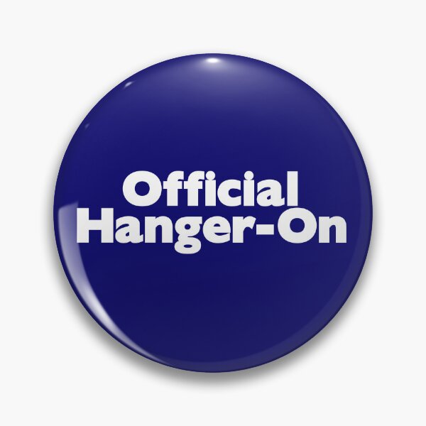 Item preview, James Hunt Racing 'Official Hanger-On' emblem - exact recreation - 1970's/80's F1 cool - white print designed and sold by retropetrol.