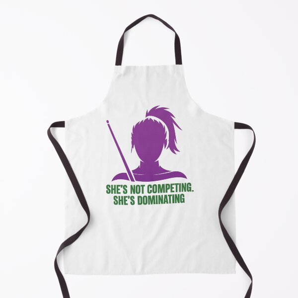 Item preview, Women pool players, she's dominating  designed and sold by Crazyhuskychick.