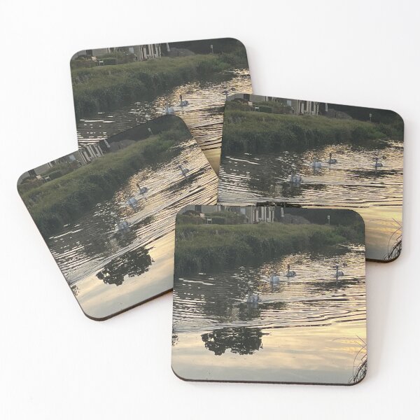 Item preview, Swans on the canal designed and sold by RedArt1979.