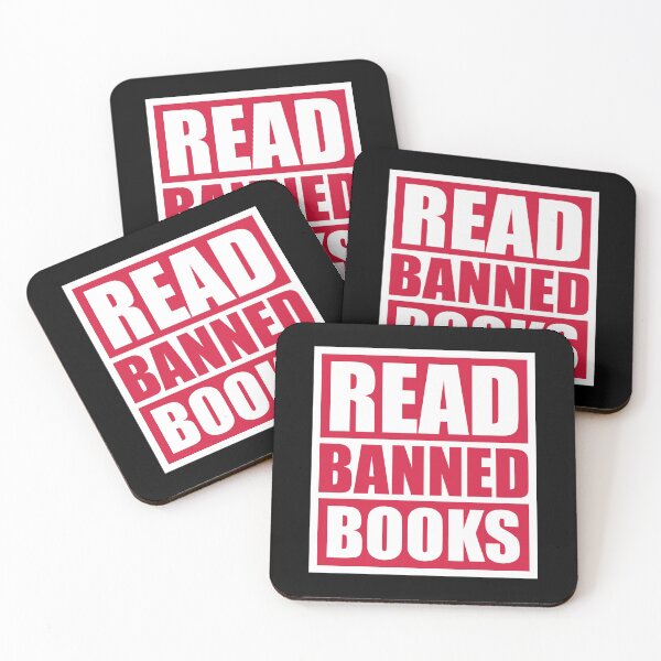 Item preview, Read Banned Books Funny Bold Free Speech Quote Logo designed and sold by shirt-o-mat.