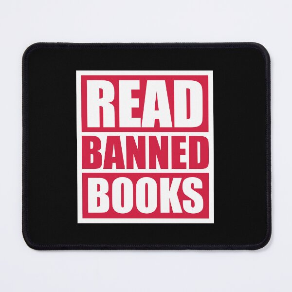 Item preview, Read Banned Books Funny Bold Free Speech Quote Logo designed and sold by shirt-o-mat.