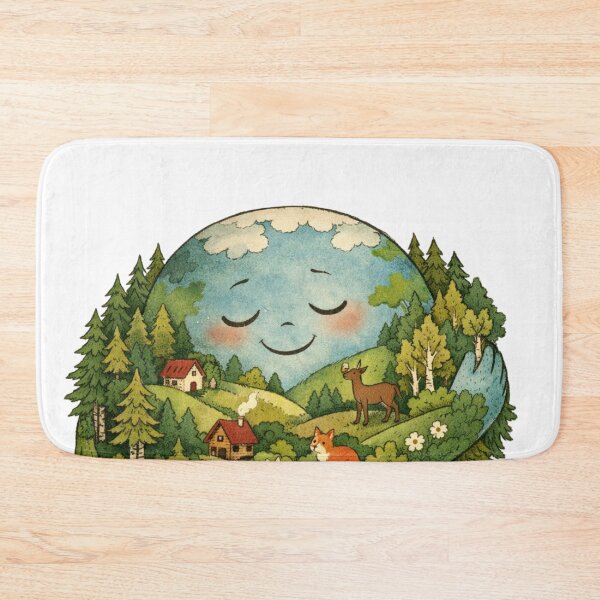 Item preview, Earth hugging itself with forests designed and sold by BoringClothes .