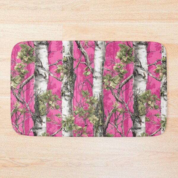 Item preview, Vibrant Pink Woodland Birch Texture Camouflage Mossy Oak Realtree  designed and sold by meganohm.