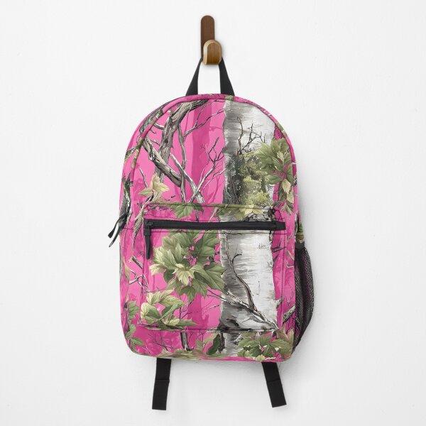 Item preview, Vibrant Pink Woodland Birch Texture Camouflage Mossy Oak Realtree  designed and sold by meganohm.