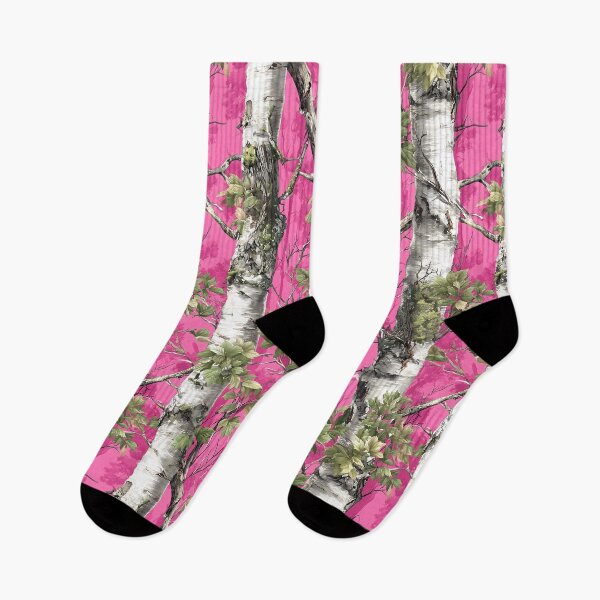 Item preview, Vibrant Pink Woodland Birch Texture Camouflage Mossy Oak Realtree  designed and sold by meganohm.