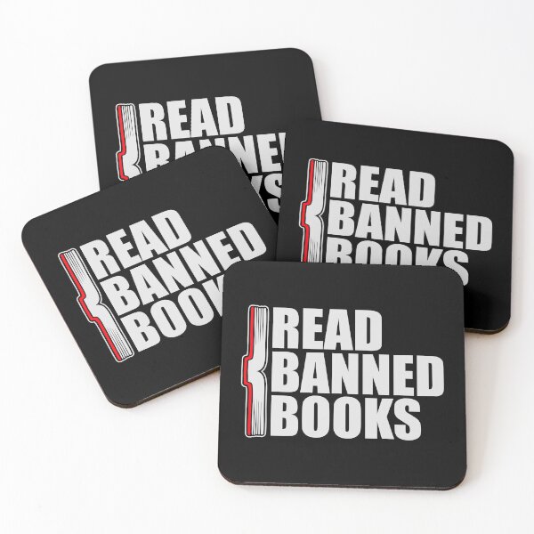 Item preview, Read Banned Books Funny Bold Free Speech Quote Logo designed and sold by shirt-o-mat.