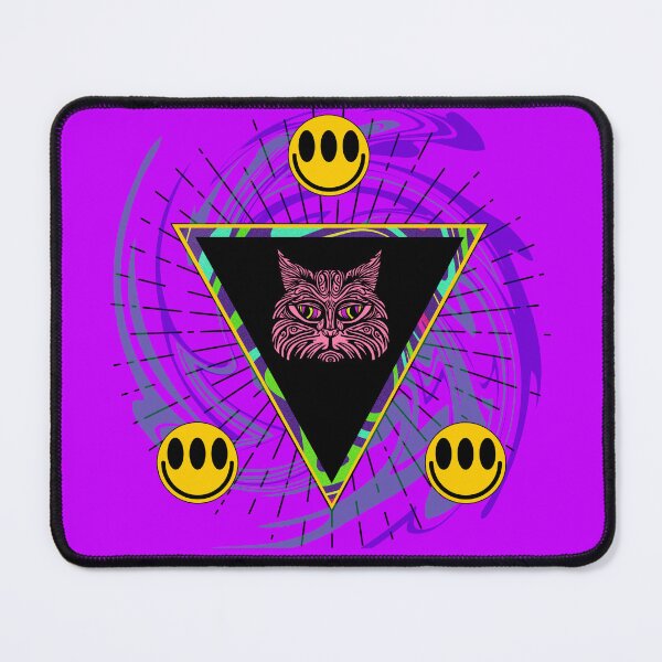 Item preview, Psychedelic - Interdimensional Meowster designed and sold by Pandemonium Art & Design.